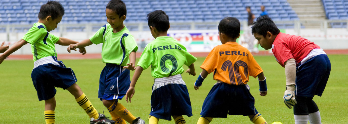 kids playing soccer